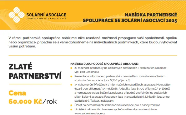 Nabídka partnerské spoluúpráce