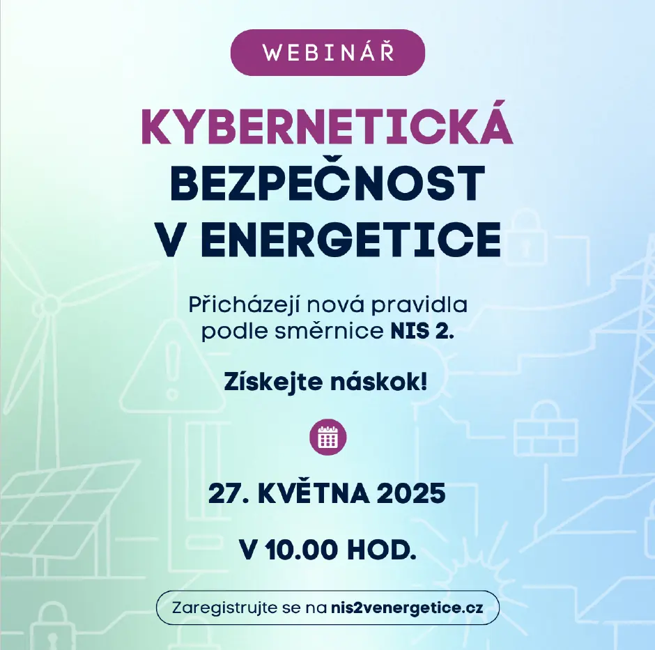 Webinář DŠA: Kybernetická bezpečnost v energetice